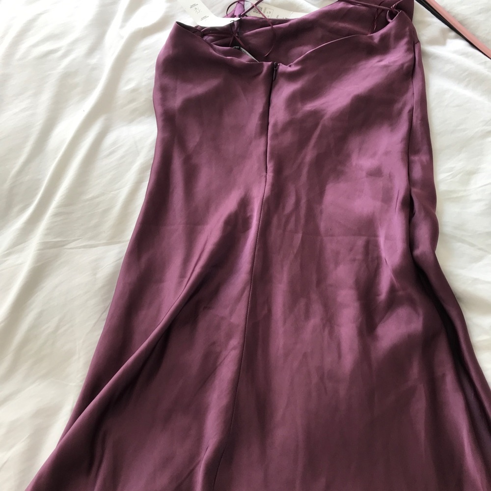 🆕zara gorgeous satin dress brand new with tags 🏷